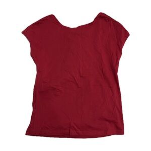 Red Backless Top